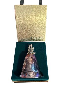 Vintage 1993 Kirk Stieff Musical Bell Silver Plate Santa Comes To Town 3.5"